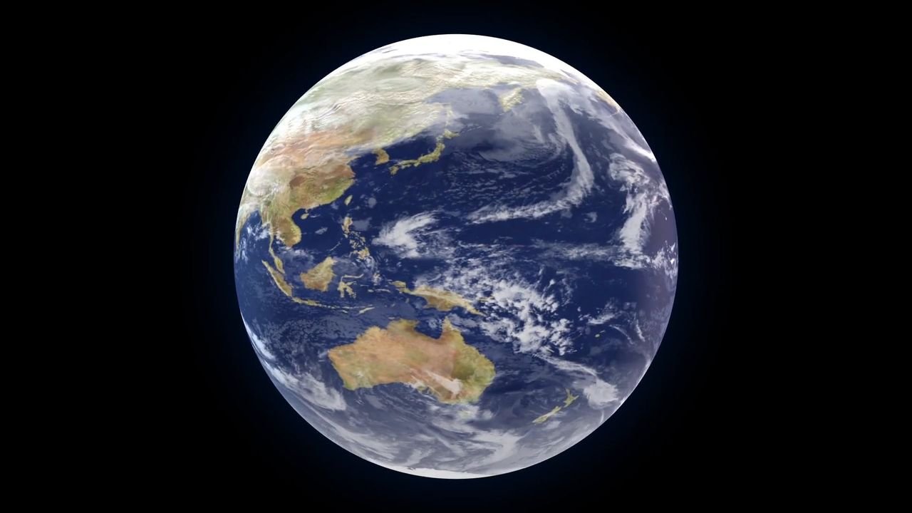 Planet Earth spinning, representing Datacharlie MSP global IT support