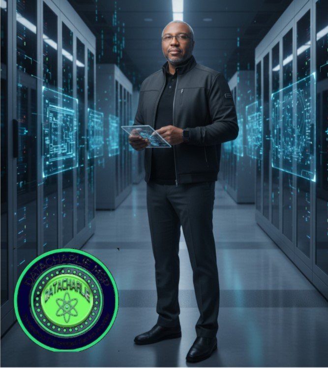 Charles W. Howard of Datacharlie MSP standing in a data center