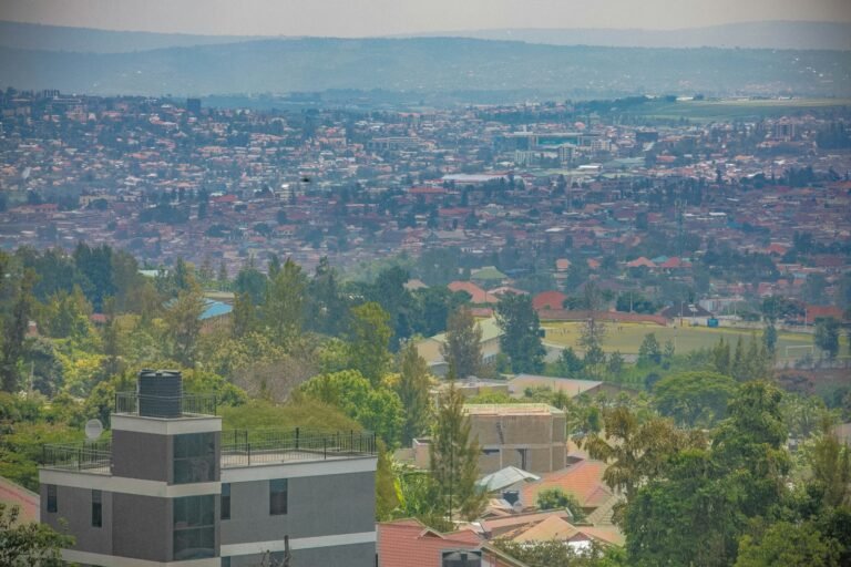 View over Nyamirambo, Kigali, Rwanda