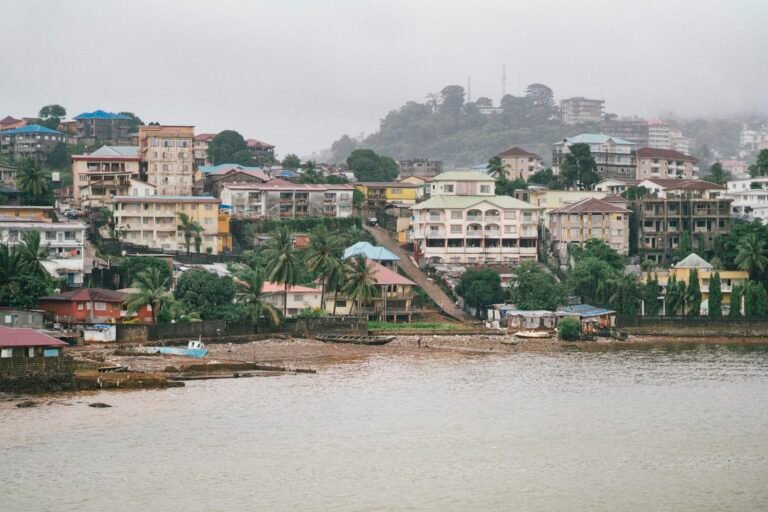 Freetown waterfront, Sierra Leone