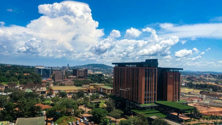 City view over Kampala, Uganda